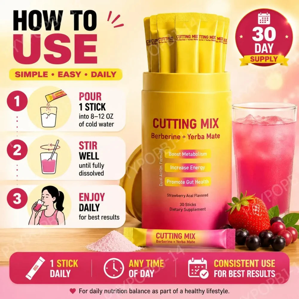Berberine And Yerba Mate Drink Mix