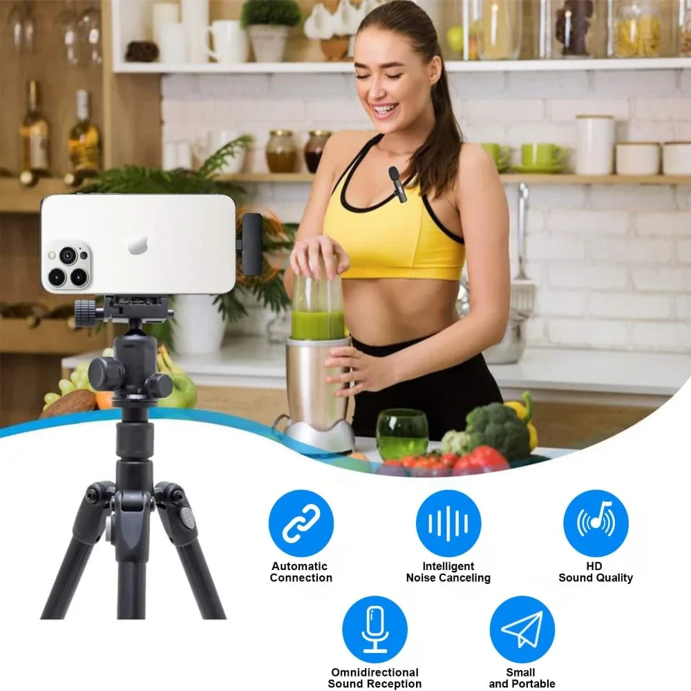 Wireless Lavalier Microphone Duo